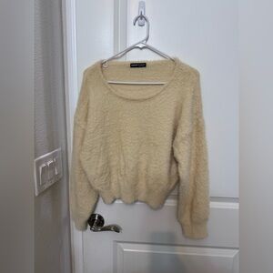 SHEIN Cozy Cream Sweater